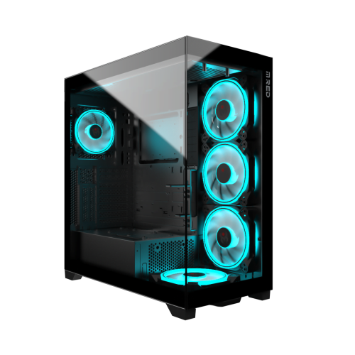 Boitier M.RED Radiant.X Black - GT/Sans Alim/ATX