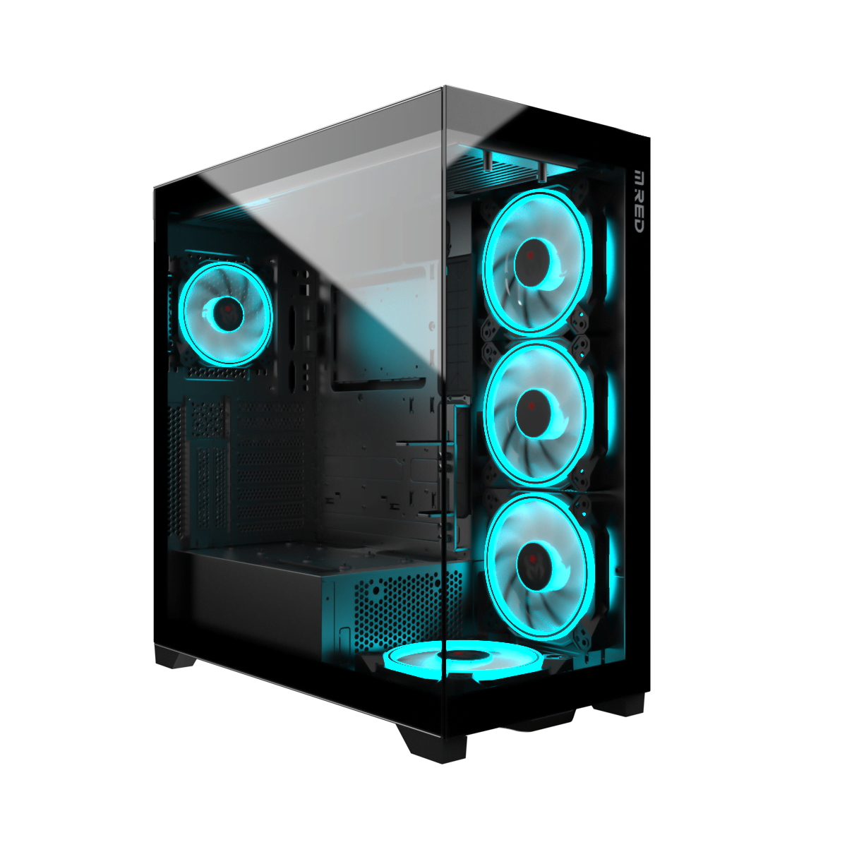 Boitier M.RED Radiant.X Black - GT/Sans Alim/ATX
