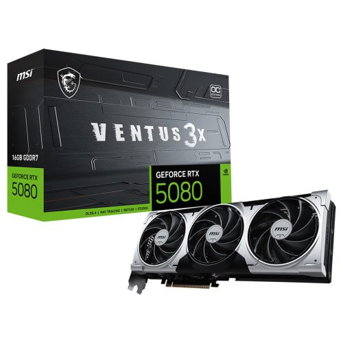 Carte graphique MSI GeForce RTX 5080 16G VENTUS 3X OC PLUS