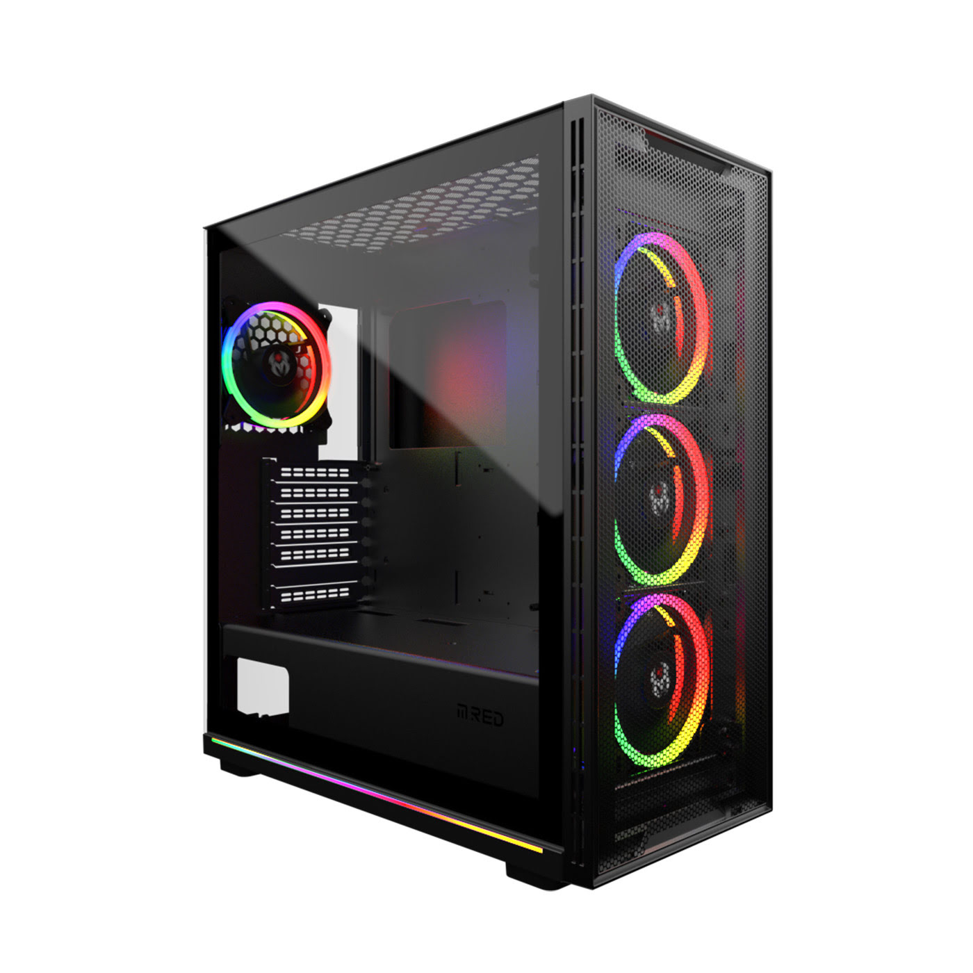 Boîtier PC M.RED BLACK DESTROYER Alpha-G - ARGB - MT/ATX