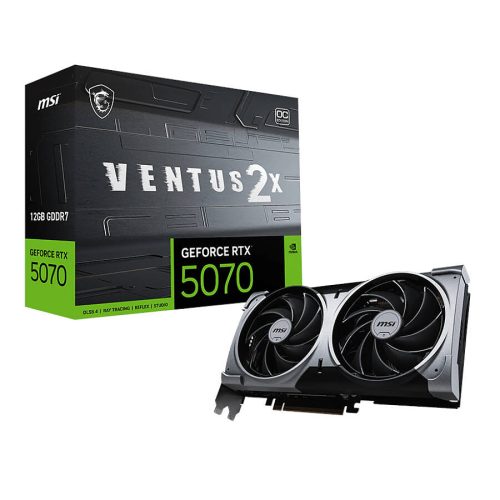 Carte graphique MSI GeForce RTX 5070 12G VENTUS 2X OC